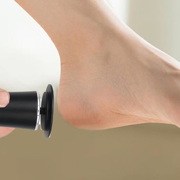 Elektrisk Foot File Callus Remover Professionell justerbar hastighet Hård rakapparat Torr hård hud Förhårdnader (svart)