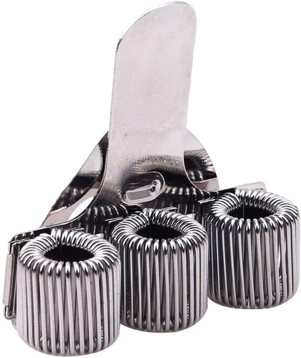 stk Premium Metal Penholder med tre huller og lommeclips til Note{AZC}