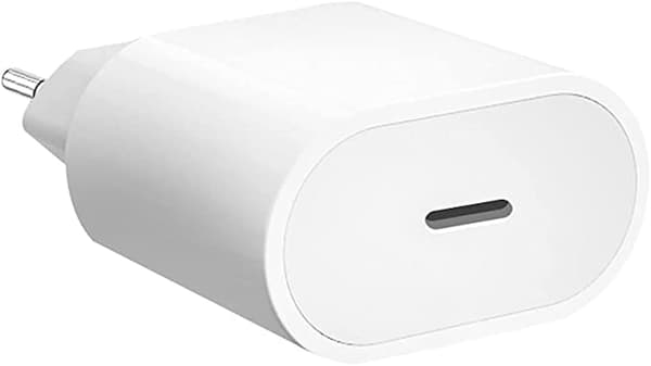 2-pakning - Lader for iPhone - Rask lader 20W med 1m kabel silver