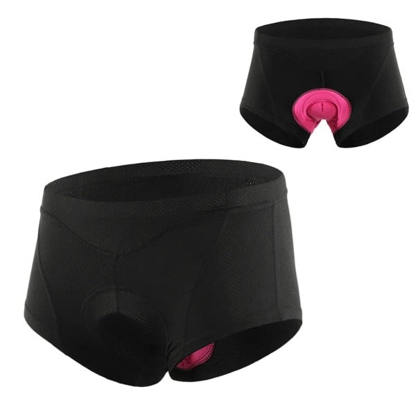 Naisten pyöräilyshortsit 3D Gel -istuinsuojalla Pyöräilyshortsit Pyöräilyshortsit Pikkuhousun peite, M