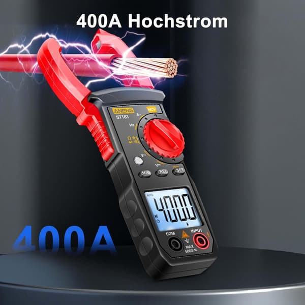 Digital AC Multimeter Strømtang DC AC Spændings Amperemeter Spændingstester Hz Amperemeter NCV Ohm Test
