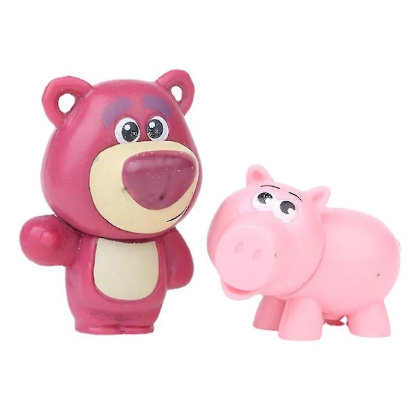 17 stk Toy Story Serie Mini Actionfigur Leke Tegneserie Søte Samleobjekter PVC Modell Figur Figur Dukker Leke Barn Gutter Jenter Fans Gaver