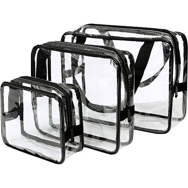 Genomskinlig Tote Bag Genomskinlig axelväska Resväska Handväska Klar Tote Bag Resväskor PVC Toalettväska Researrangör Väska, Uppfyller Stadionstandard