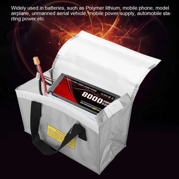 Explosionssäker Lipo Battery Safe Bag Stor utrymmesladdning