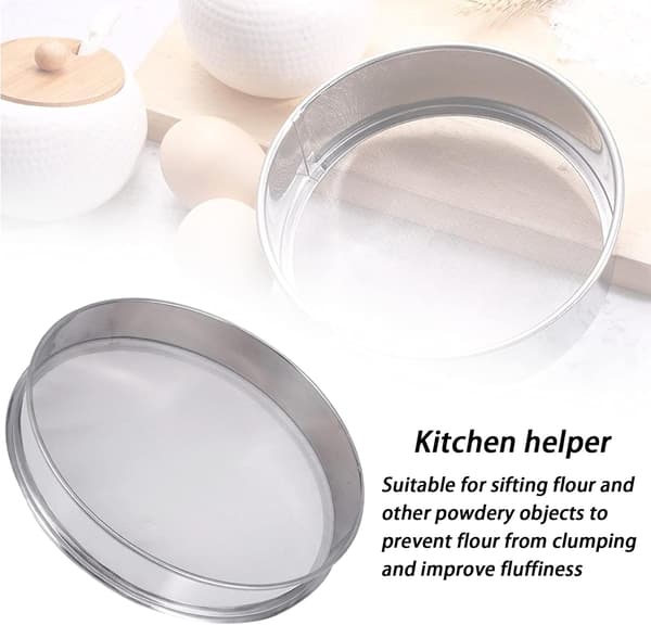 Rostfritt Stål Herbal Pollen Extractor Stapelbar Sil Diameter 30cm