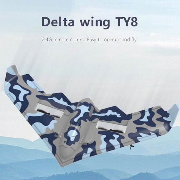 Fjernstyret B-2 bombefly - fjernstyret bombefly til begyndere, skumdroneflylegetøj, fjernstyret flyvemaskine, svæveflylegetøj, gaver til børn og voksne