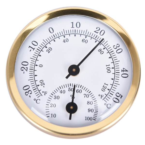 Indendørs analog hygrometer temperaturmåler termometer