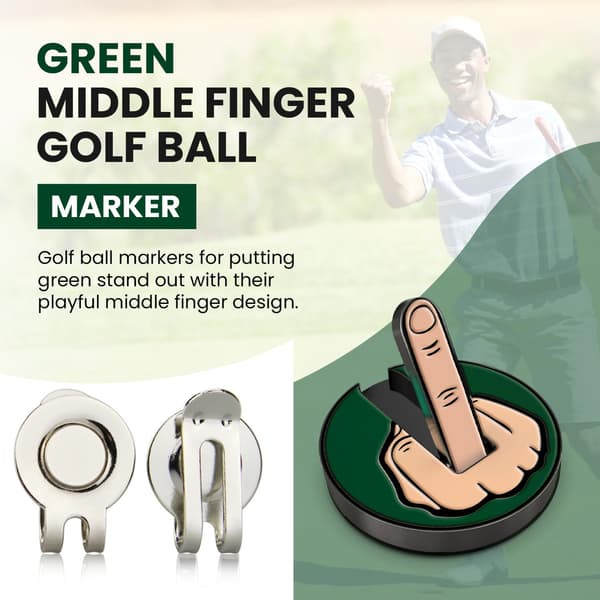 ⚡Golf Cap Clip med Markør🔧Magnetisk Design+Ballposisjonsmarkør💥Lav Pris green
