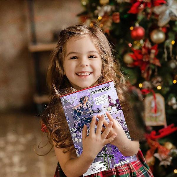 2023 Jultomte Taylor Swift Nyckelring Berlock 24 Dagar Nedräkning Julkalender Fans Julklapp Blind Box Presenter B