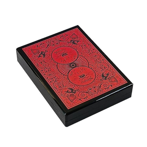 To deler Profesjonell revet spillkort gjenoppretting Magic Trick Box med videoopplæring Nærbilde Magic Props Case Leketøy for barn og voksne