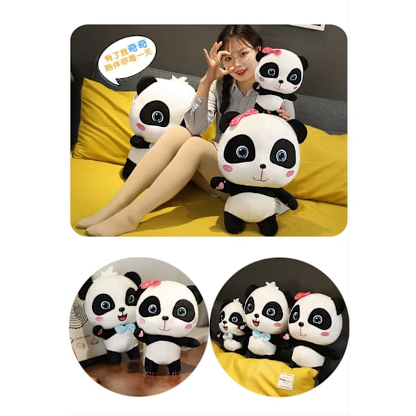 22/30/50cm BabyBus søte panda plysjleker Hobbyer Tegneserie Dyr Utstoppede leketøydukker for barn