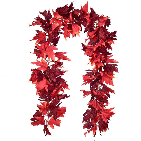 Höstkrans 2-pack Lönnlöv Hängande Vinkrans Konstgjorda Höstlöv Thanksgiving Heminredning