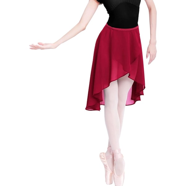 Balletdans Chiffon nederdel til kvinder/piger. Justerbar taljeomslag
