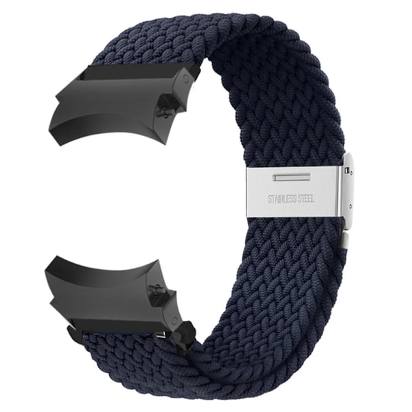 20 mm bånd til Samsung Galaxy Watch 4/5/6/ pro/klassisk 45 mm 44 mm 40 mm 43 mm 47 mm Ingen huller nylon armbånd correa Galaxy ur 6 rem charcoal