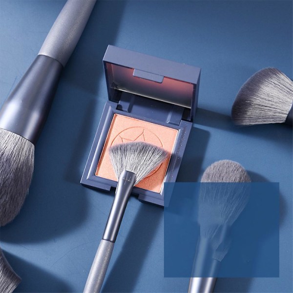 Meikkisiveltimet, 14 kpl Professional Premium synteettiset meikkisivellinsarjat meikkivoidetta sekoittavaan kasvopuuteriin