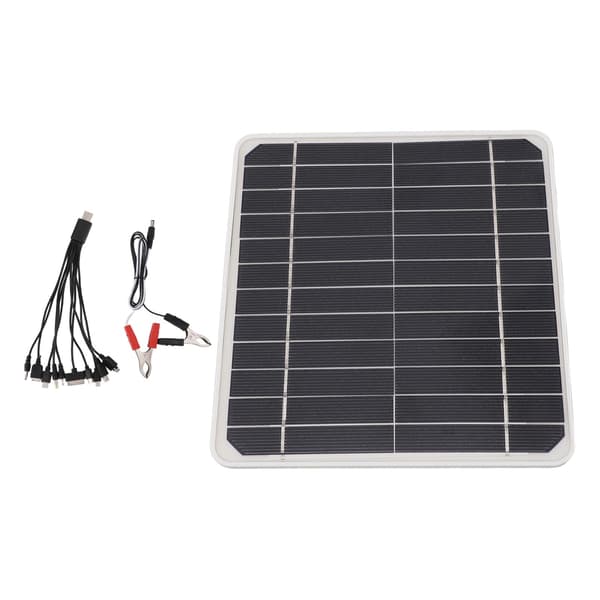 10w solcellepanel billading 12v lading mobiltelefonbatteri
