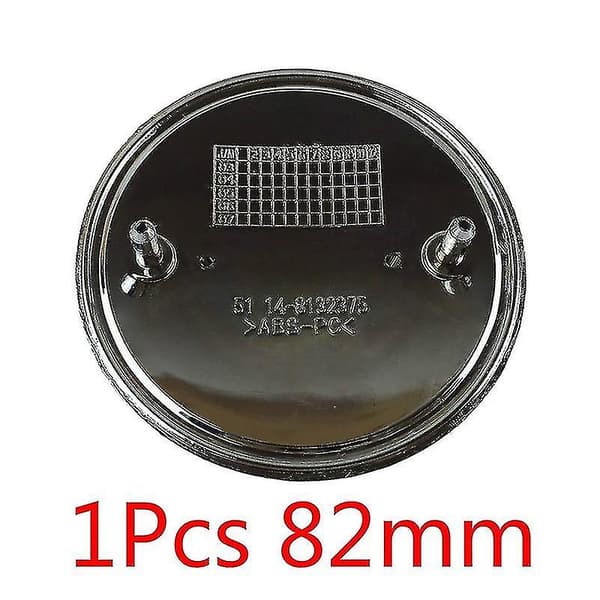 2 stk. Krom Blå Hvid 82mm / 74mm Bil Emblem Badge Motorhjelm Front Bagagerum Logo til Bm.w E46 E30 E39 E34 E60 E36 E38 M3 M5 M6