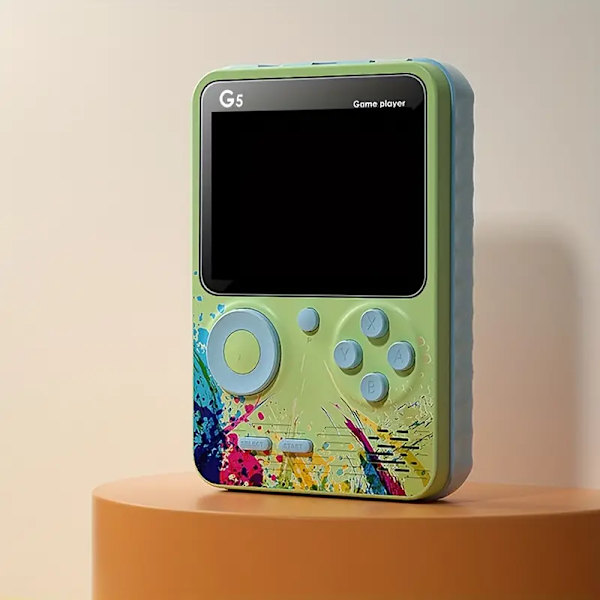 HD-skjerm Mini Lommespillmaskin, Håndholdt Joystick Spillboks
