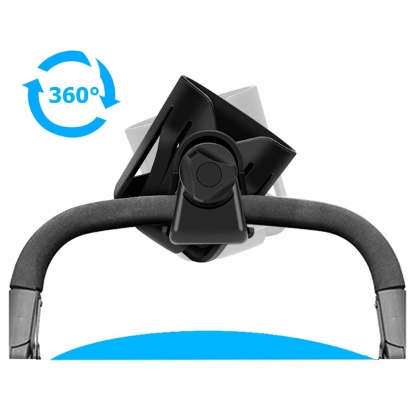 Universal flaskeholder til cykel, barnevogn, klapvogn, flaskeholder til drikkeflasker, sutteflasker, kaffeholder