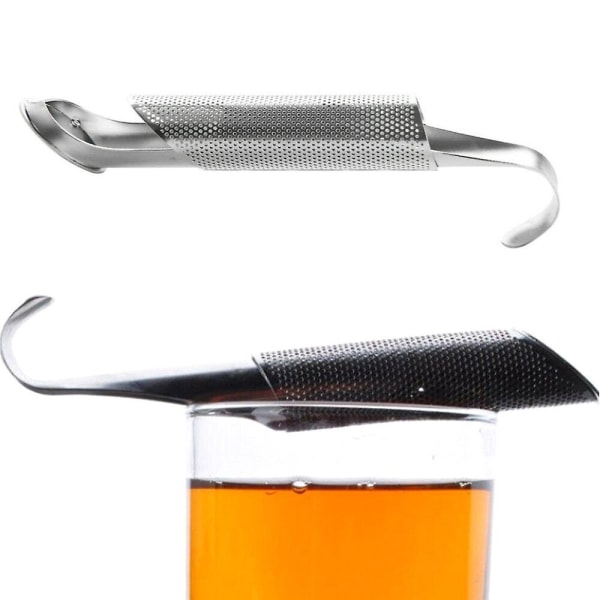 Krus Glaskop Løse tebladsinfuser Mesh Urte Si Filter Diffuser Rustfrit stål