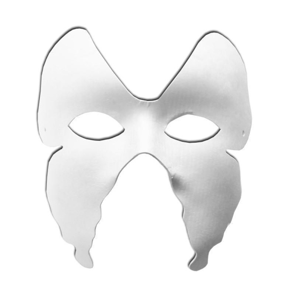 Koko 10 Kissan Maalausnaamio, Eläinpuku Naamio Tee-se-itse Valkoinen Naamio Puoli Sopii Karnevaali Halloween Cosplay Naamio Asun Party Favors 10pcs