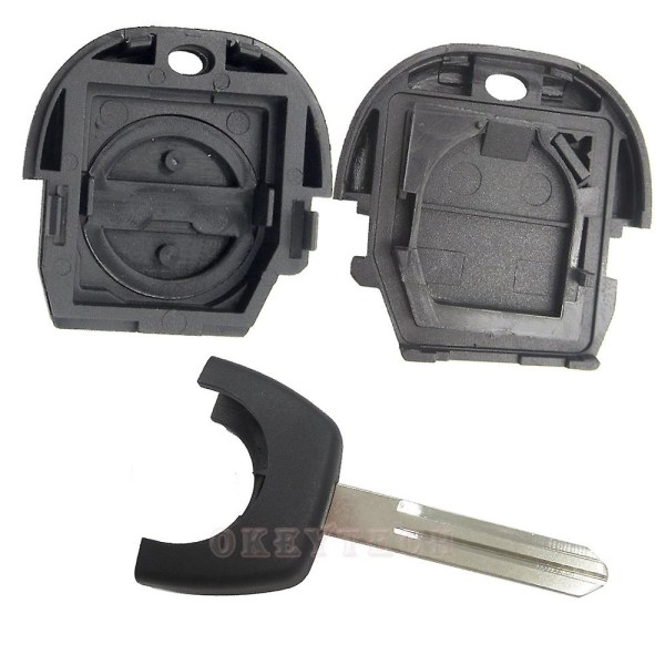 Okeytech 2 Button Remote Flip Car Key Case Cover Nissan Micra Almera Primera Pathfinder Maxima Case Cover Blade Fob