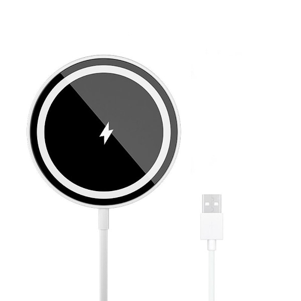 Trådløs lader 15W Magnetisk trådløs lader, ladestasjon