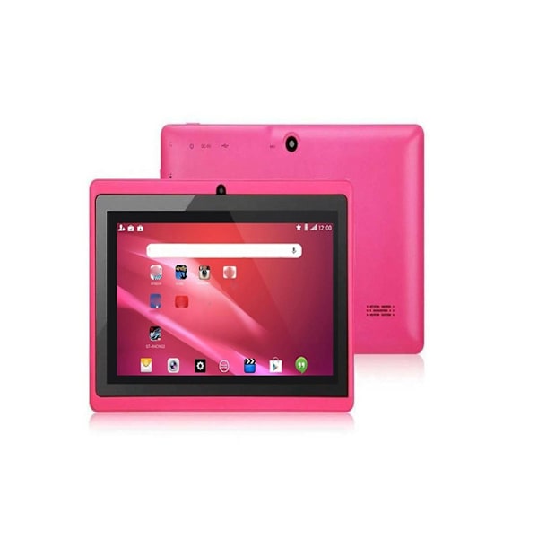 7 tommer Android 4.4 Duad Core Tablet PC 1GB + 8GB Dobbelt Kamera Wifi Bluetooth FAN2832 Pink