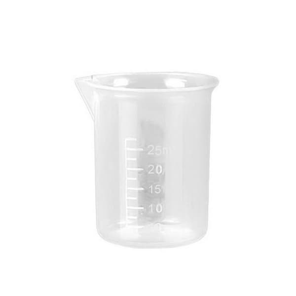 Transparent plastkopp med graderad köksbakning TransparentB 50ml