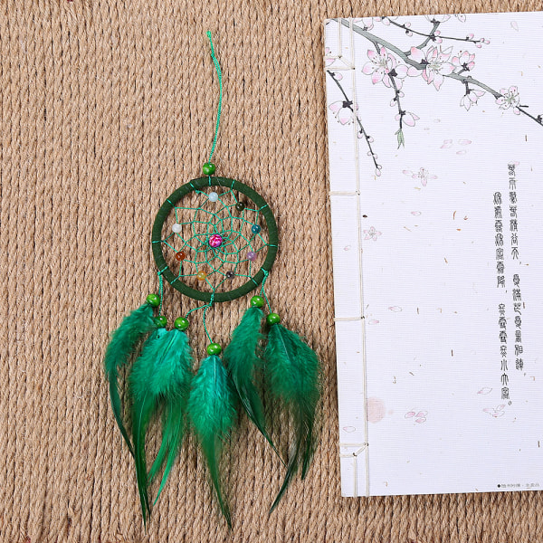 Dream Catcher Accessories Feather Pendant Dekoration Ornament Circular