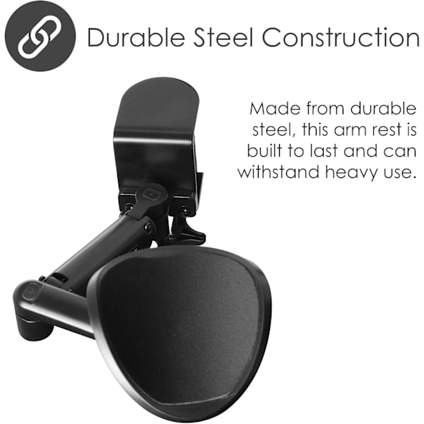 Ledat handledsstöd, ergonomiskt armstöd för skrivbord, kontorstillbehör och hemkontorstillbehör, justerbart handledsstöd
