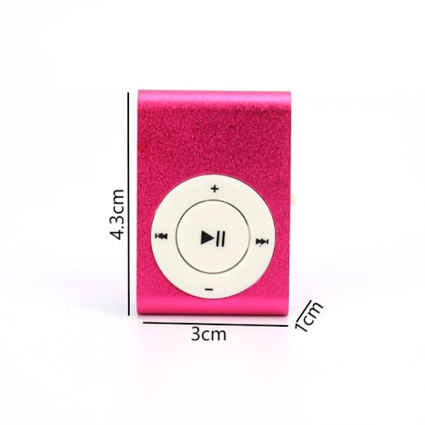 MP3-spelare Musik Media MP3 ROSA pink