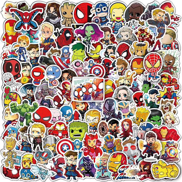200 st. Teenage Hero-klistermärken för Skateboard, Bagage, Bärbara datorer, Stötfångare, Seriefigurernas Legender, Festtillbehör