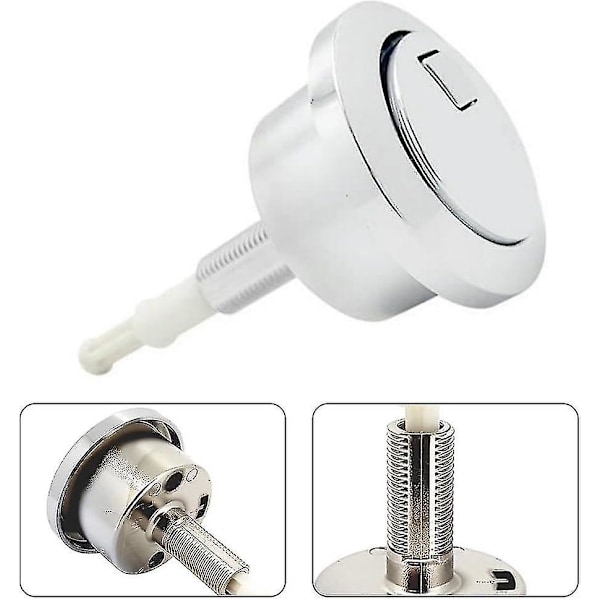 Geberit Type 280 Dobbel Spyl Trykknapp - ABS Krombelagt (274.006) - 1 Kg