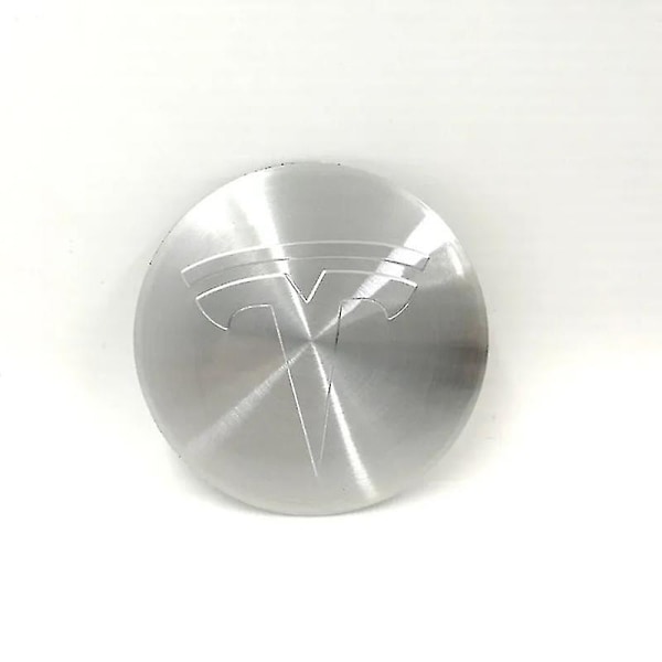 4 st 56mm Bilhjul Navkapsel Emblem Dekal Styling för Tesla Model 3 Model S Roadster Cybertruck Model X Biltillbehör Llwl B