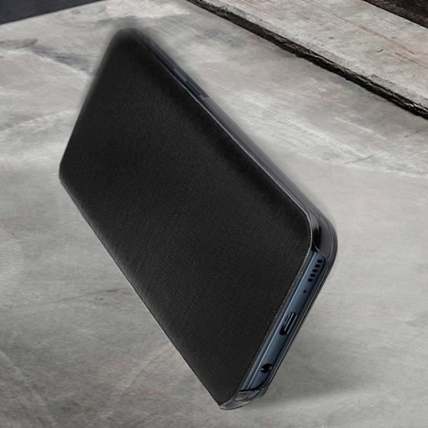 Samsung Galaxy A21s -lompakko, korttipaikka, kääntölompakko, musta