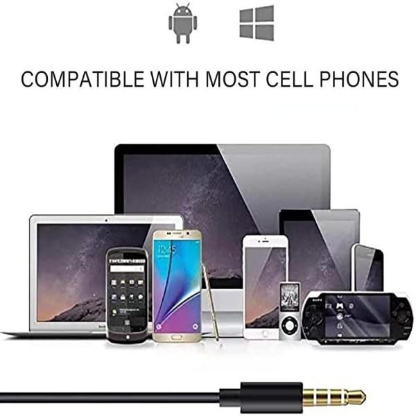 In-ear høretelefoner, til Samsung Huawei MP3-afspillere, tablets og bærbare computere