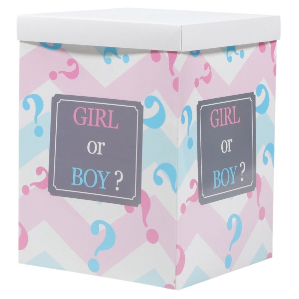 Dekorativ ballong papirballong for gutt eller jente baby for baby shower (40x30cm)