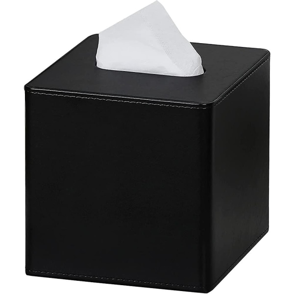 Square Tissue Box Pu Leather Tissue Box Holder