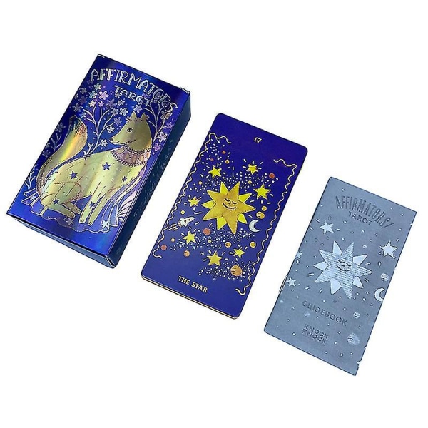 Affirmators Tarot Card Prophecy Divination Deck Family Party Board Game W/manual