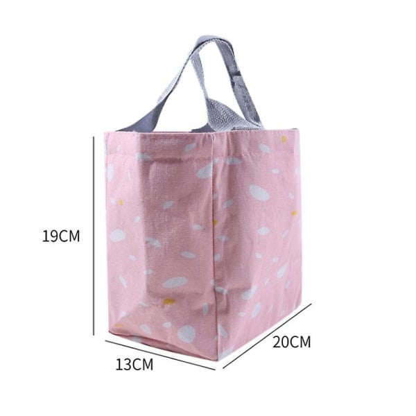 Student Hand-carrying Lunch Bag Lunch Bag Lunch Bag Bundle Mouth Insulation Bag