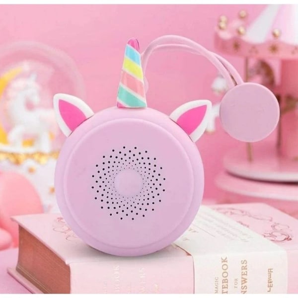 Bluetooth-højttaler Pink Vandtæt, Unicorn Cartoon Wireless