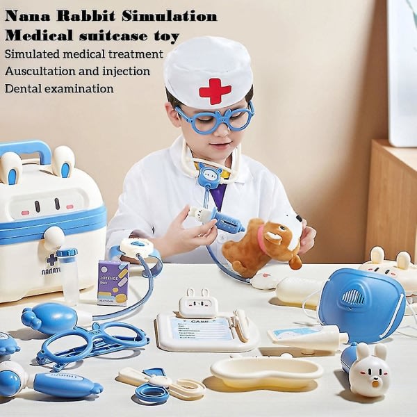 Medicinsk værktøjssæt til børn Bærbart rollelegetøj til børn Børn Drenge Piger [f.eks.]