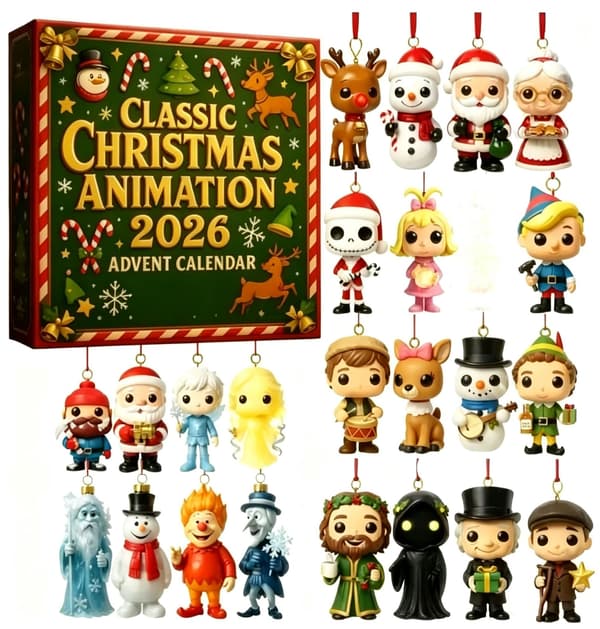 Halloween Julekalender 2D Akryl Samlerlegetøj Nedtælling Collectible Toy E 26*18*3CM