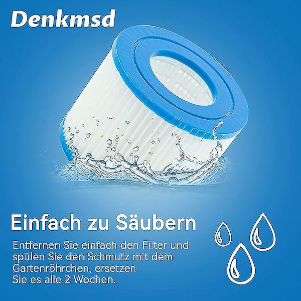 Vi-suodatinelementti Bestway Lay-Z Spa:lle, Bw58323 Vaihtoelementti Bestway 58239:lle (4 kpl) (FMY)