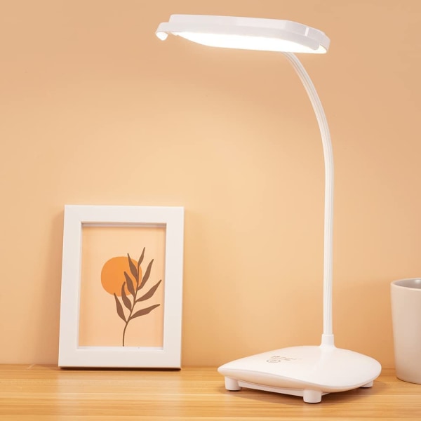 LED-skrivbordslampa, hopfällbar liten skrivbordslampa