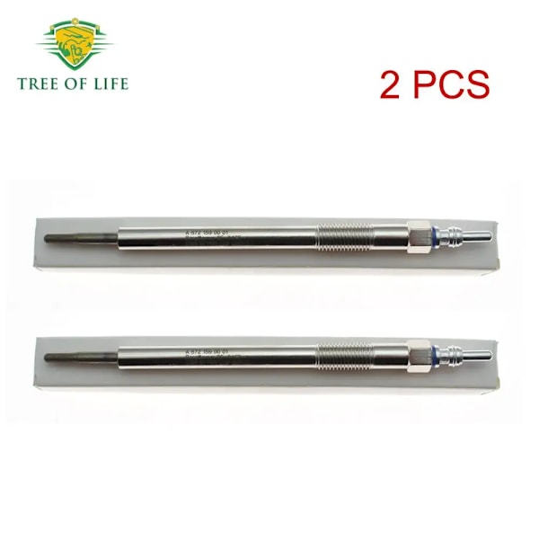 1/2/4/8X Nya Glödstift A6721590001 6721590001 för Ssangyong Rodius II Korando C New Actyon D22F 2.2 2015+ 2PCS