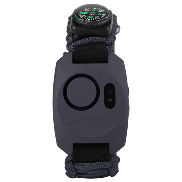 130db Personligt Sikkerhedsarmbånd Alarm Nød Outdoor Redning Angreb Forsvar Alarm (Sort)