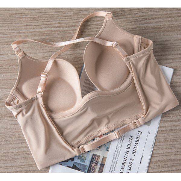 Kvindernes Low Back Bra Deep U Bra Beige Beige M