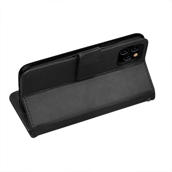 Læder Etui / Wallet - iPhone 11 Pro Max, 6.5 - wallet etui Sort